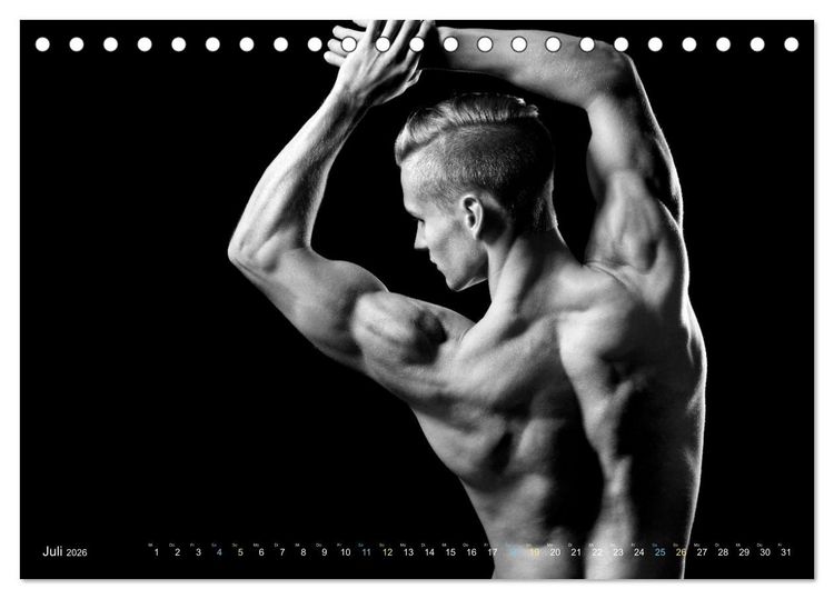 Produktbild: M&auml;nner... backview (Tischkalender 2026 DIN A5 quer), CALVENDO Monatskalender