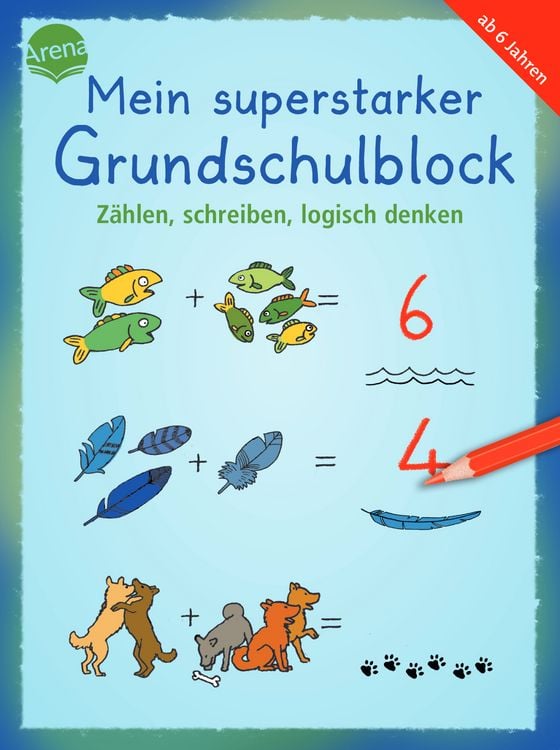 Produktbild: Mein superstarker Grundschulblock. Z&auml;hlen, schreiben, logisch denken