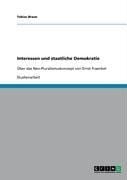 Produktbild: Interessen und staatliche Demokratie