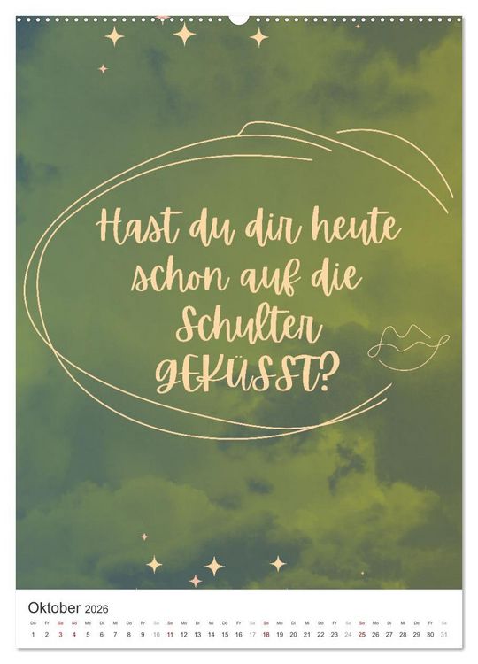 Produktbild: Freudvoll durchs Jahr! (Wandkalender 2026 DIN A2 hoch), CALVENDO Monatskalender