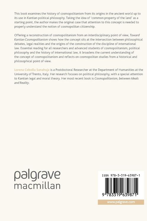 Produktbild: Toward Kantian Cosmopolitanism