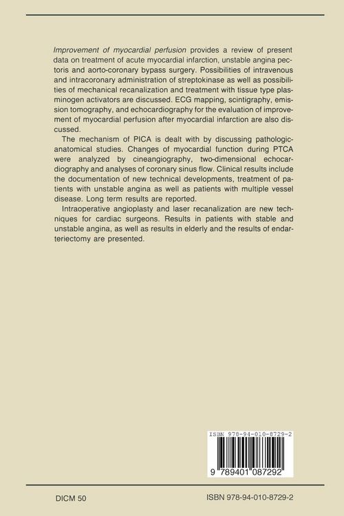 Produktbild: Improvement of Myocardial Perfusion