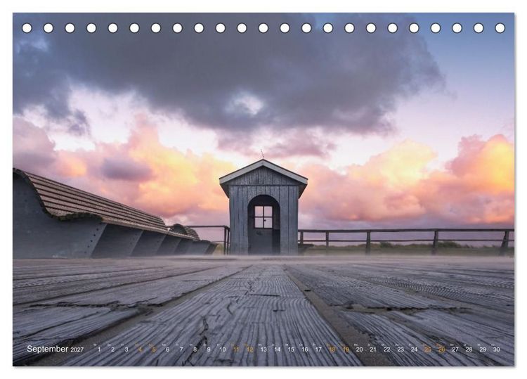 Produktbild: Nordseeurlaub in St. Peter-Ording (Tischkalender 2027 DIN A5 quer), CALVENDO Monatskalender