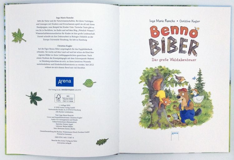 Produktbild: Benno Biber. Das gro&szlig;e Waldabenteuer