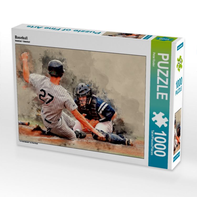 Produktbild: CALVENDO Puzzle Baseball 1000 Teile Puzzle quer | 1000 Teile Lege-Gr&ouml;&szlig;e 64 &times; 48 cm Foto-Puzzle f&uuml;r gl&uuml;ckliche Stunden