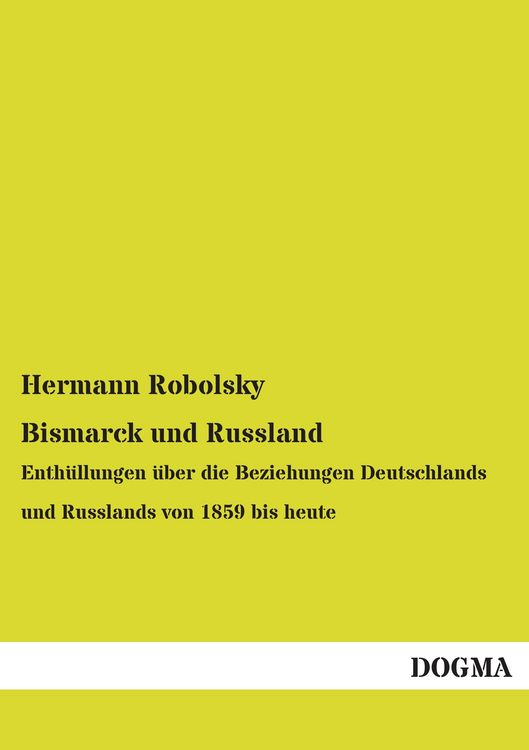 Produktbild: Bismarck und Russland