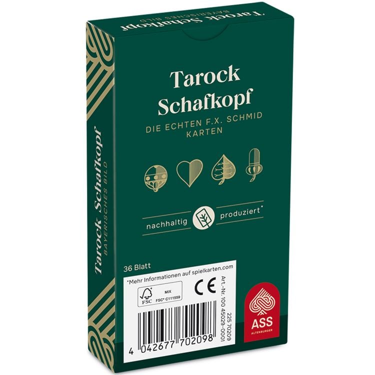 Produktbild: Schafkopf/Tarock, bayerisches Bild, in Faltschachtel