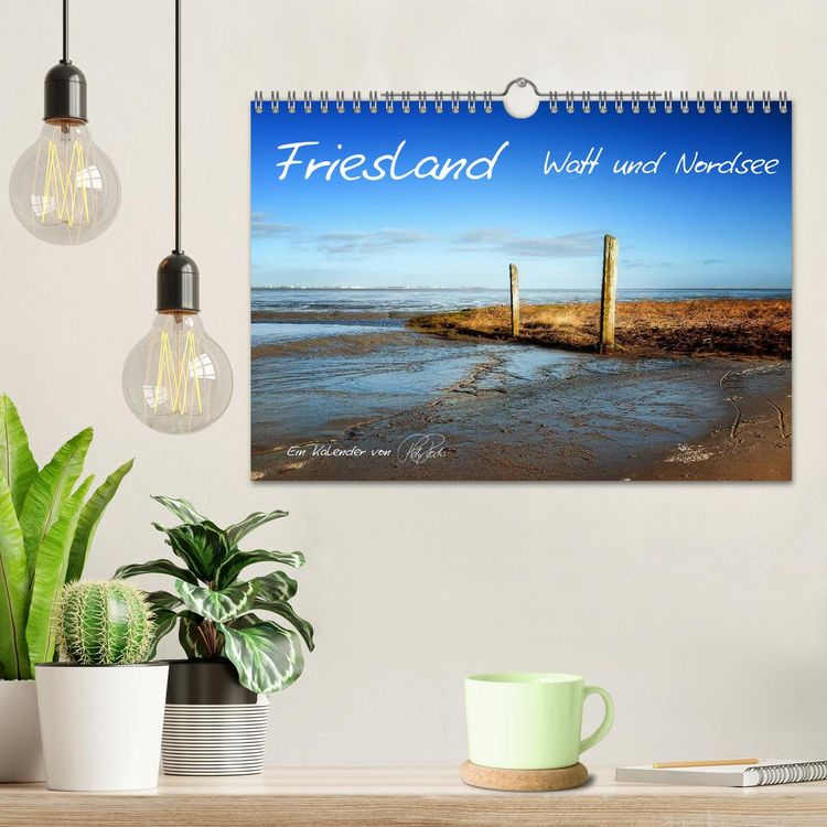 Produktbild: Friesland - Watt und Nordsee / CH-Version (Wandkalender 2026 DIN A4 quer), CALVENDO Monatskalender
