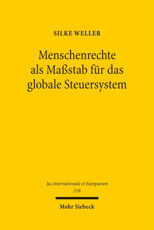 Produktbild: Menschenrechte als Ma&szlig;stab f&uuml;r das globale Steuersystem