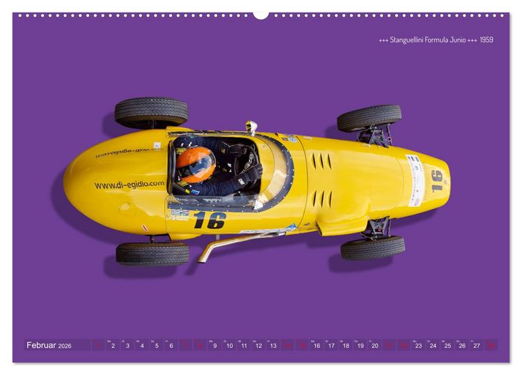 Produktbild: Legenden des Rennsports - Formel Junior 1955-1965 (hochwertiger Premium Wandkalender 2026 DIN A2 quer), Kunstdruck in Hochglanz