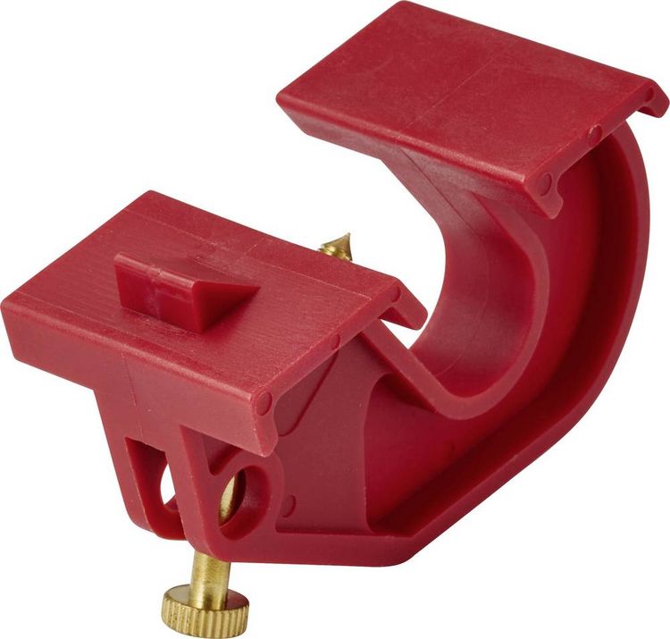 Produktbild: Sygonix SY-6872536 Verriegelung 54mm Rot Verriegelung Leistungsschalter S18 bis 20mm