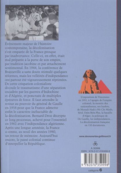 Produktbild: La fin des colonies fran&ccedil;aises