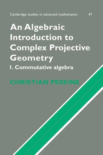 Produktbild: An Algebraic Introduction to Complex Projective Geometry