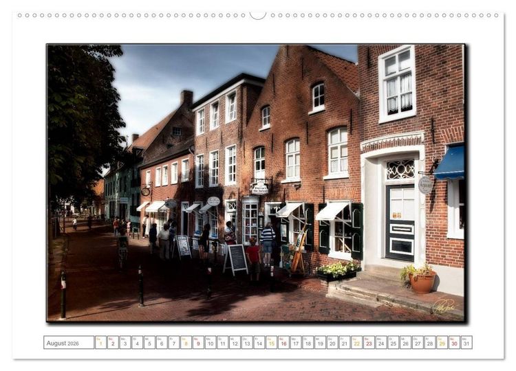 Produktbild: Ostfriesland - der alte Hafen Greetsiel (Wandkalender 2026 DIN A2 quer), CALVENDO Monatskalender