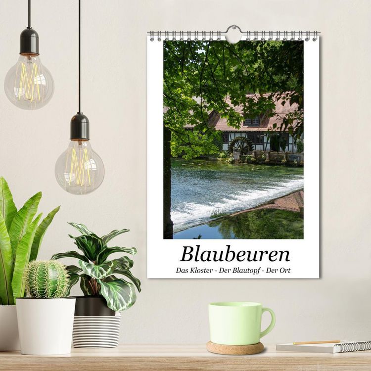 Produktbild: Blaubeuren I Das Kloster - Der Blautopf - Der Ort (Wandkalender 2026 DIN A4 hoch), CALVENDO Monatskalender