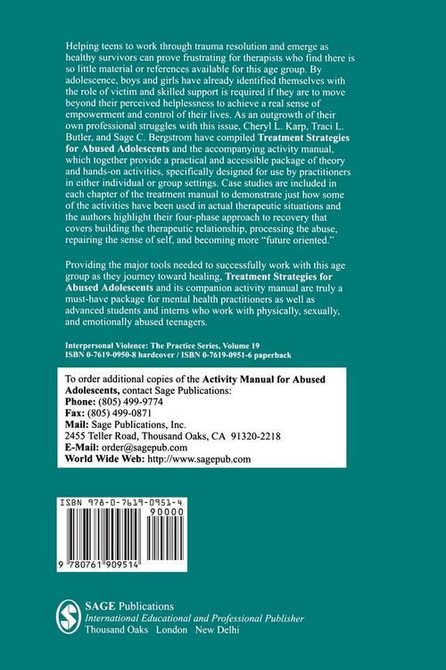 Produktbild: Treatment Strategies for Abused Adolescents