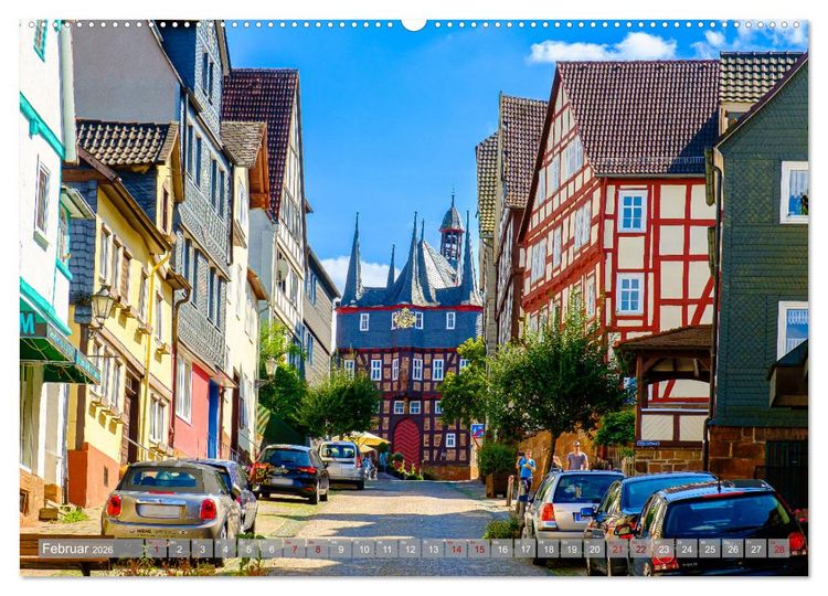 Produktbild: Ein Blick auf Frankenberg an der Eder (Wandkalender 2026 DIN A2 quer), CALVENDO Monatskalender