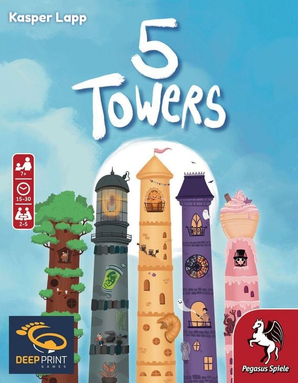 Produktbild: 5 Towers (Deep Print Games) (English Edition)