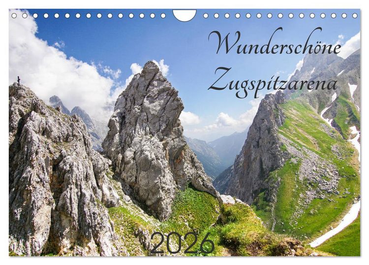 Produktbild: Wundersch&ouml;ne Zugspitzarena (Wandkalender 2026 DIN A4 quer), CALVENDO Monatskalender