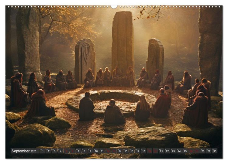 Produktbild: Das Leben damals im Norden (hochwertiger Premium Wandkalender 2026 DIN A2 quer), Kunstdruck in Hochglanz