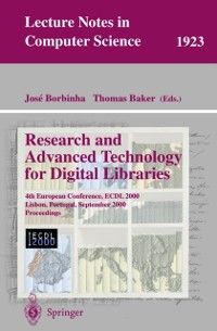 Produktbild: Research and Advanced Technology for Digital Libraries