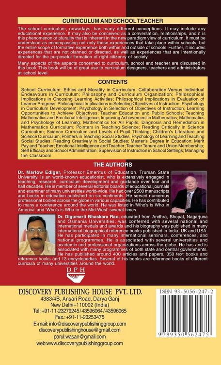 Produktbild: Curriculum and School Teacher