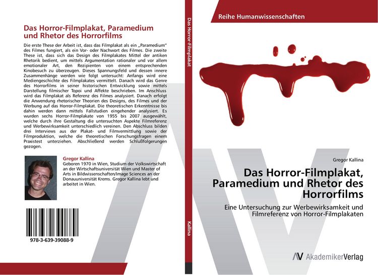 Produktbild: Das Horror-Filmplakat, Paramedium und Rhetor des Horrorfilms