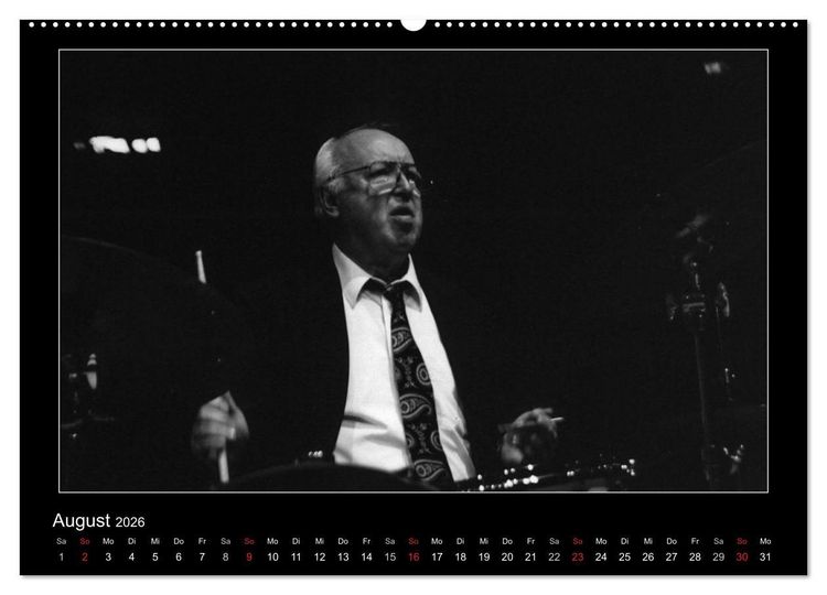 Produktbild: Jazz onstage (Wandkalender 2026 DIN A2 quer), CALVENDO Monatskalender