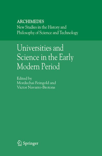 Produktbild: Universities and Science in the Early Modern Period