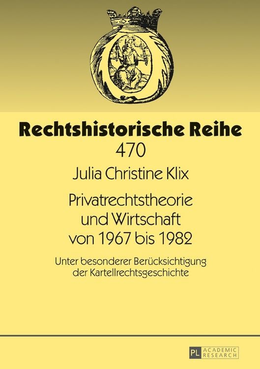 Produktbild: Privatrechtstheorie und Wirtschaft von 1967 bis 1982