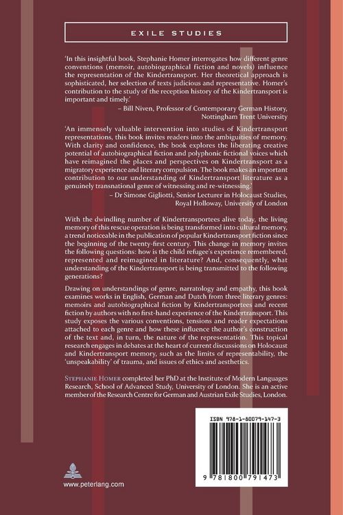 Produktbild: The Kindertransport in Literature
