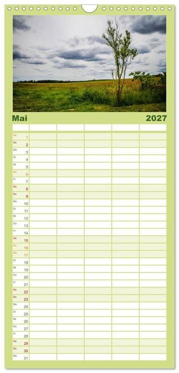 Produktbild: Familienplaner 2027 - Die Insel Usedom in Bildern mit 5 Spalten (Wandkalender, 21 x 45 cm) CALVENDO