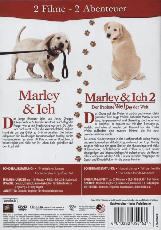 Produktbild: Marley & Ich 1+2 [2 DVDs]