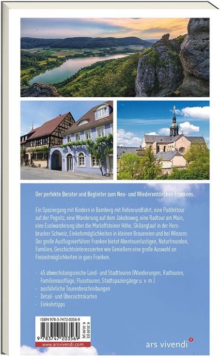 Produktbild: Der gro&szlig;e Ausflugsverf&uuml;hrer Franken