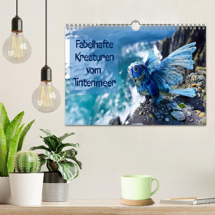 Produktbild: Fabelhafte Kreaturen vom Tintenmeer (Wandkalender 2026 DIN A4 quer), CALVENDO Monatskalender