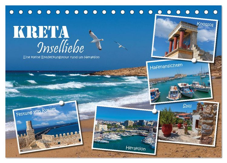 Produktbild: Kreta - Inselliebe (Tischkalender 2026 DIN A5 quer), CALVENDO Monatskalender