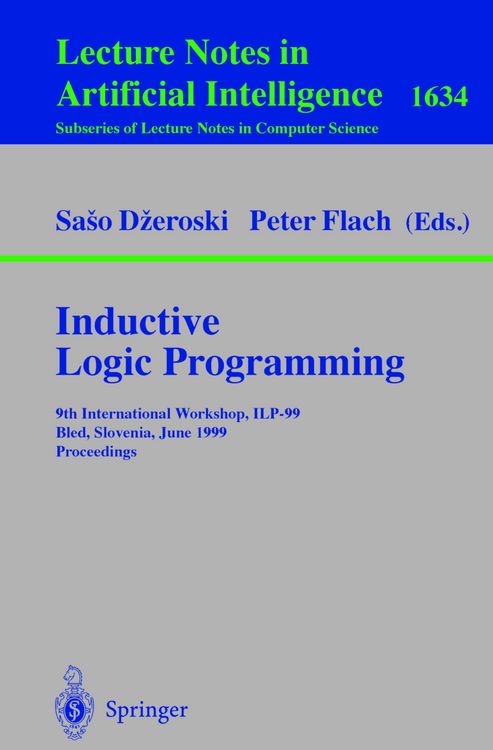 Produktbild: Inductive Logic Programming