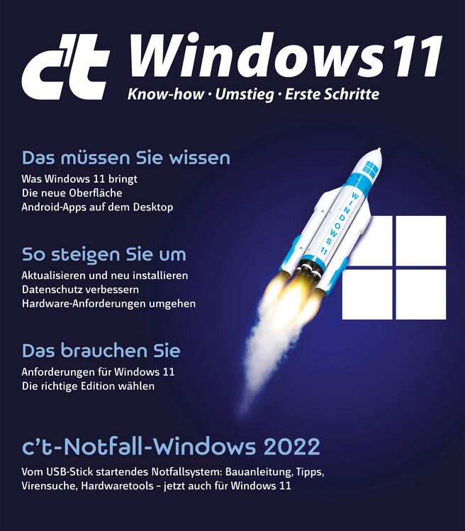 Produktbild: C't Windows 11 (2022)