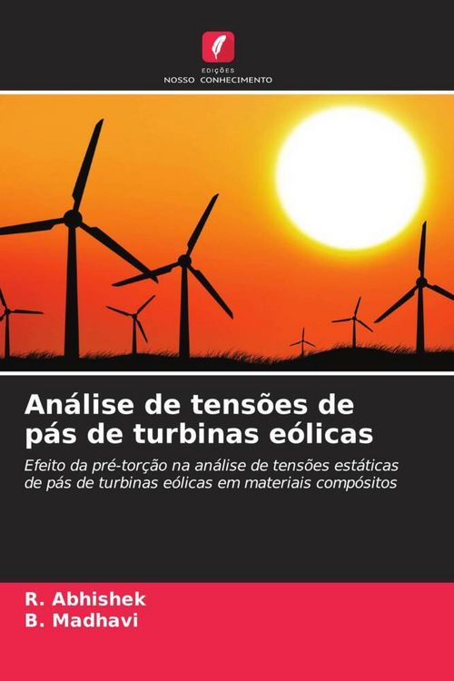 Produktbild: An&aacute;lise de tens&otilde;es de p&aacute;s de turbinas e&oacute;licas