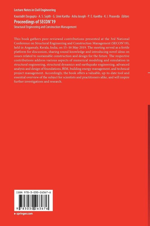 Produktbild: Proceedings of SECON'19