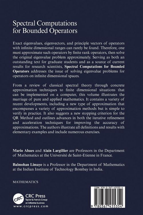 Produktbild: Spectral Computations for Bounded Operators