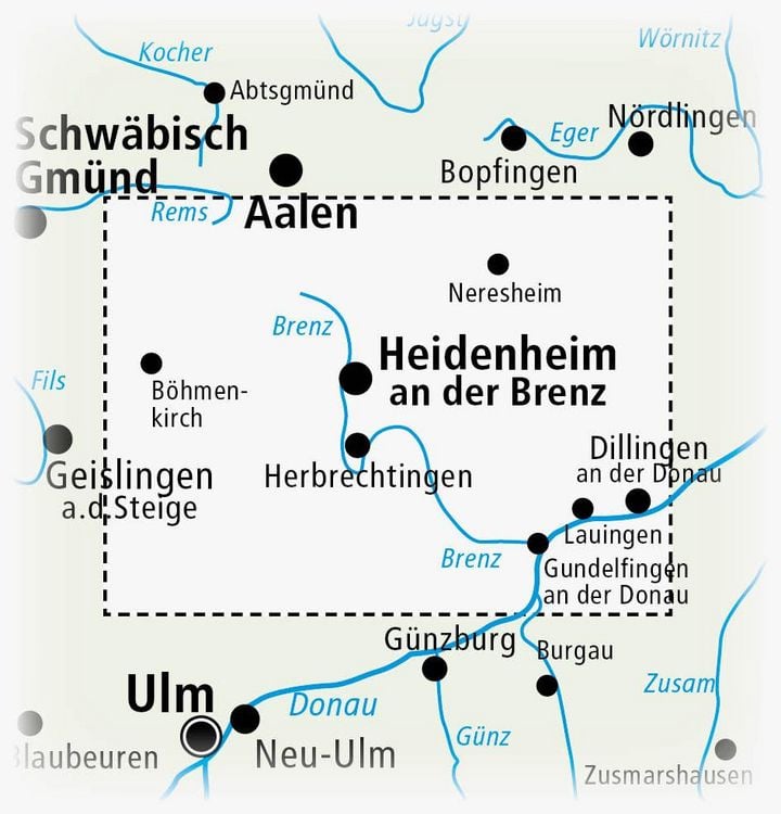 Produktbild: Heidenheim, Gerstetten - Giengen - Gundelfingen - Neresheim