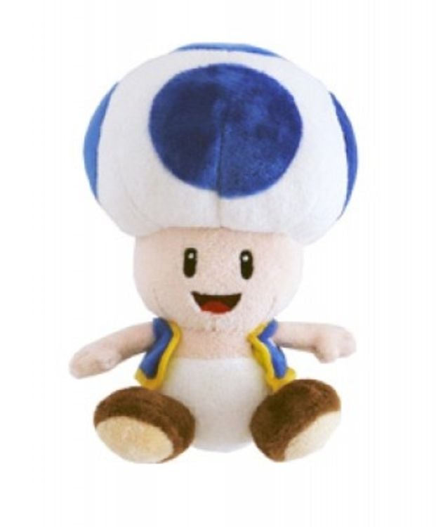 Produktbild: Nintendo Toad, Plüschfigur, blau, 20 cm