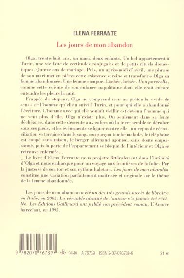 Produktbild: Les jours de mon abandon