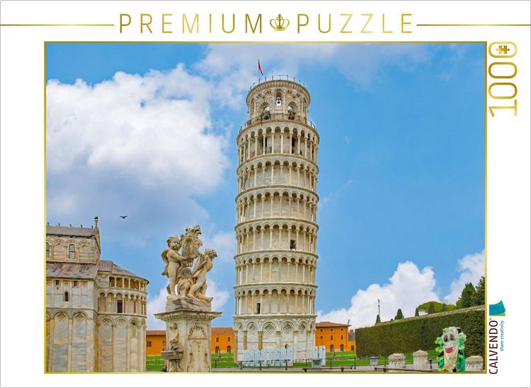 Produktbild: CALVENDO Puzzle Blick auf den Turm | 1000 Teile Lege-Gr&ouml;&szlig;e 64x48cm Foto-Puzzle f&uuml;r gl&uuml;ckliche Stunden