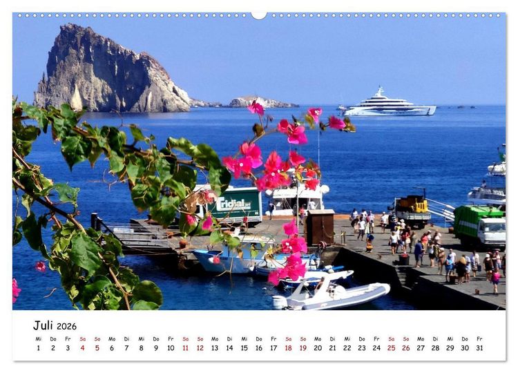 Produktbild: Sizilien - der Osten und die Liparischen Inseln (Wandkalender 2026 DIN A2 quer), CALVENDO Monatskalender