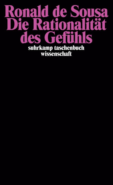 Produktbild: Die Rationalit&auml;t des Gef&uuml;hls
