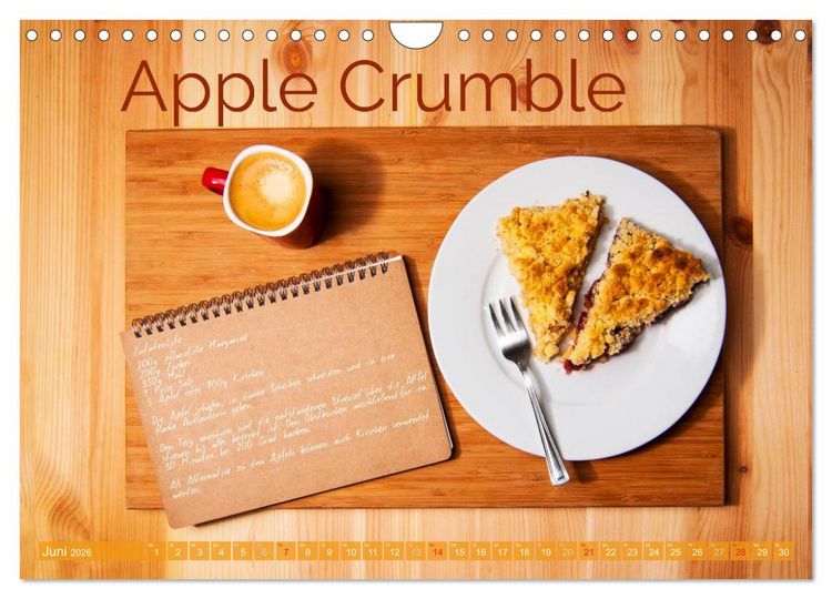 Produktbild: Einfache vegane Rezepte (Wandkalender 2026 DIN A4 quer), CALVENDO Monatskalender