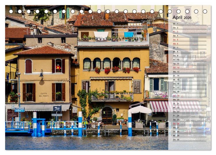 Produktbild: Impressionen vom Iseosee (Tischkalender 2026 DIN A5 quer), CALVENDO Monatskalender