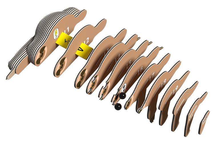 Produktbild: EUGY - 3D Bastelset Faultier